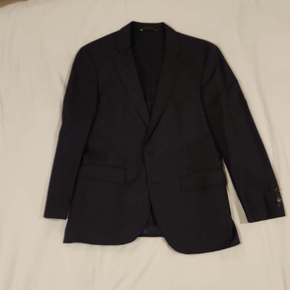 Men's Black Stripe Blazer And Pants